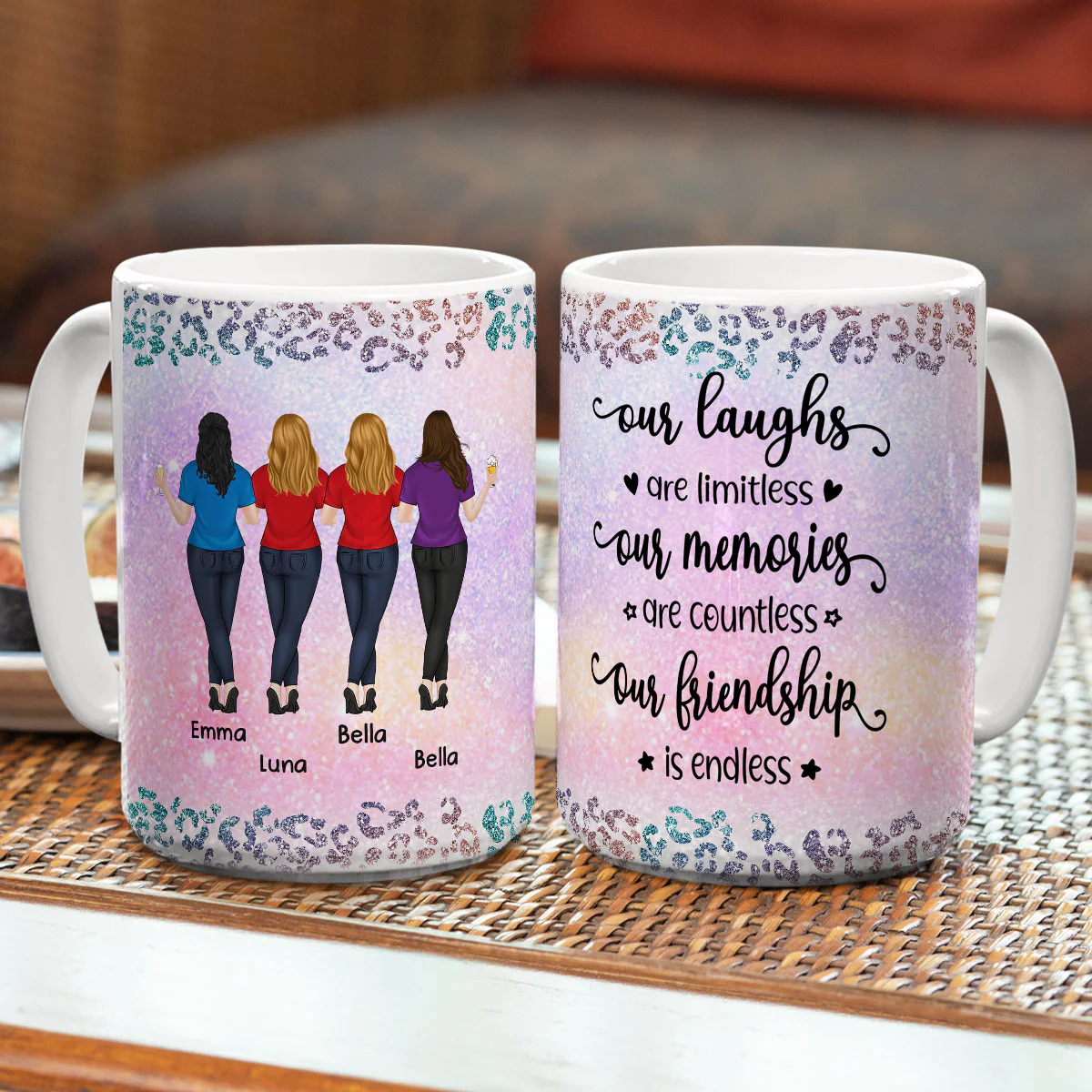 We Will Be Friends Until We Are Old - Personalized Custom Coffee Mug - Image 6