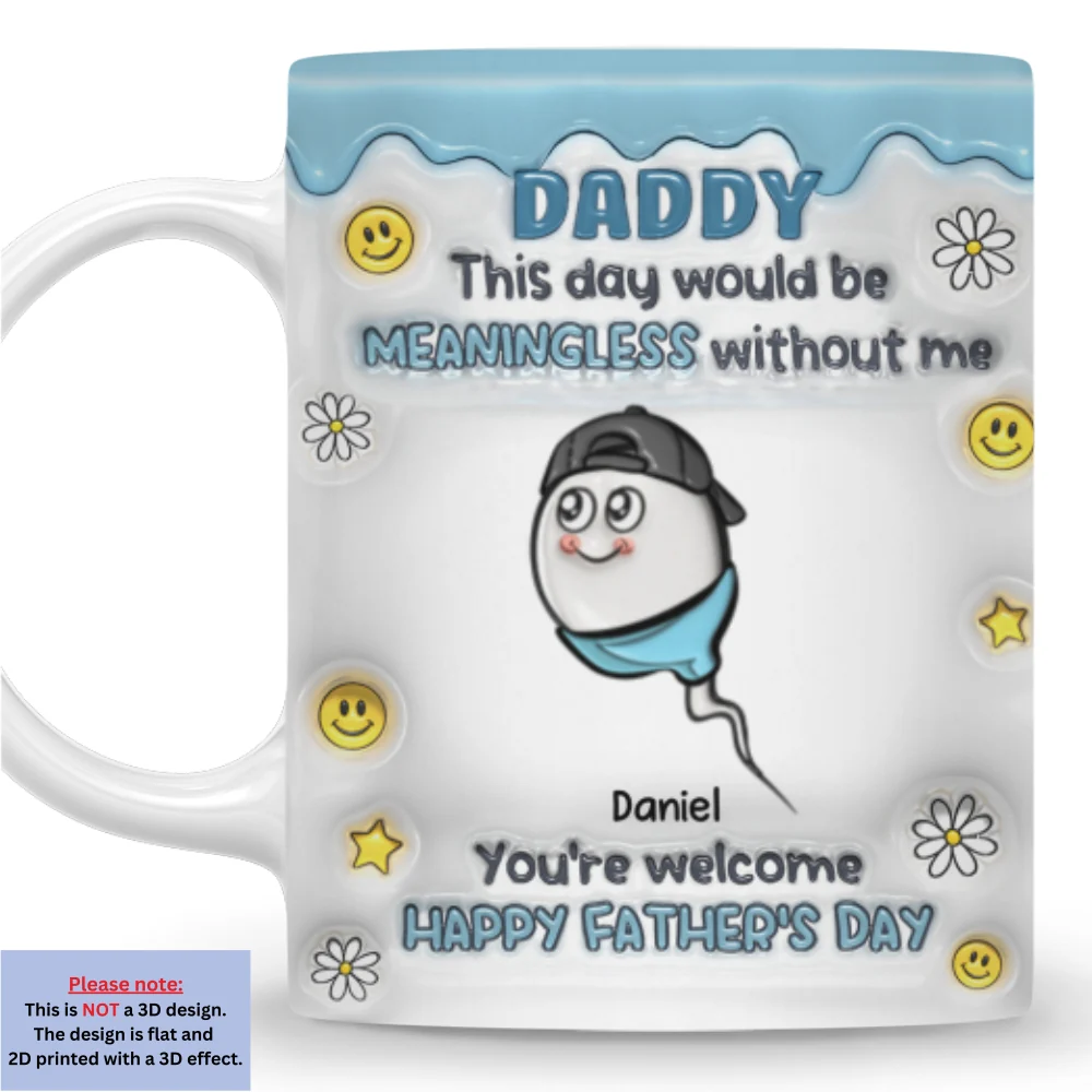 We Would Not Be Here Without You - Personalized Custom 3D Inflated Effect Mug - Image 6