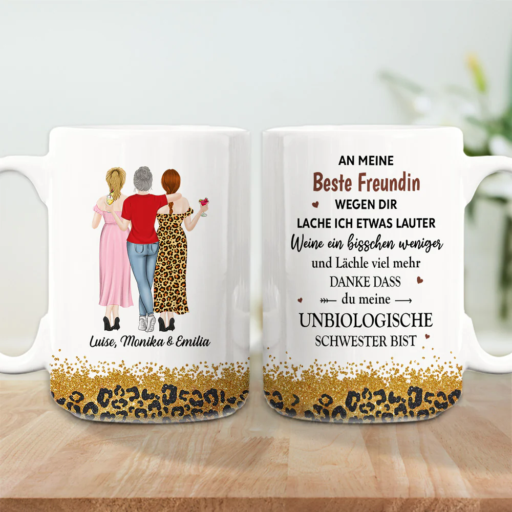 Wegen Dir Lache Ich Ein Bisschen Lauter – Personalisierte Kaffeetasse - Image 6
