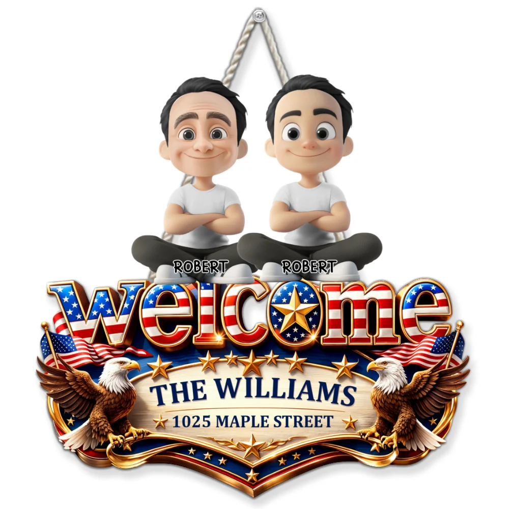 Welcome Home Sweet Home - Personalized Custom Wood Sign - Image 7