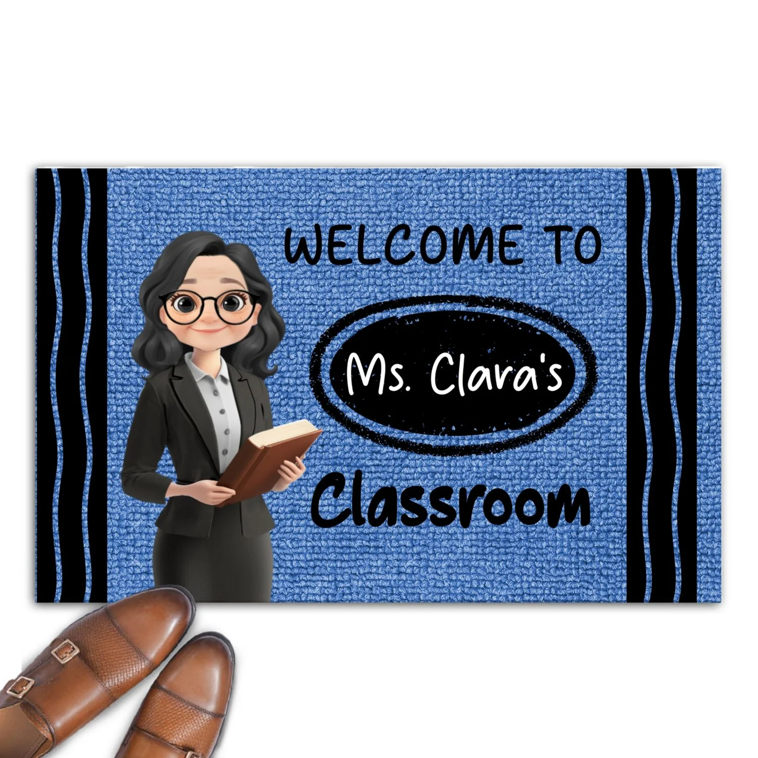 Welcome To Classroom - Personalized Custom Doormat - Image 7