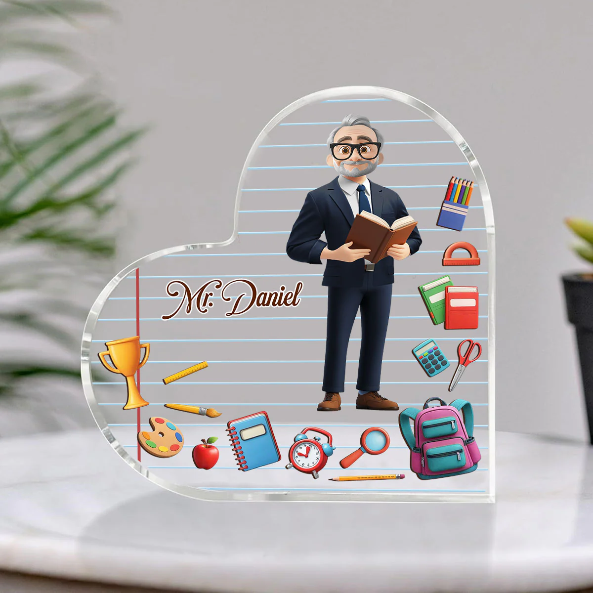 Welcome To Our Classroom - Personalized Custom Acrylic Plaque - Image 2