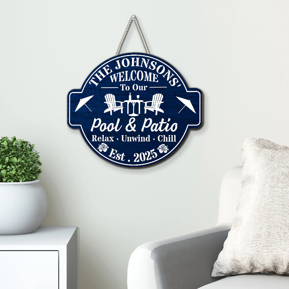 Welcome To Our Home - Personalized Custom Wood Sign - Image 4