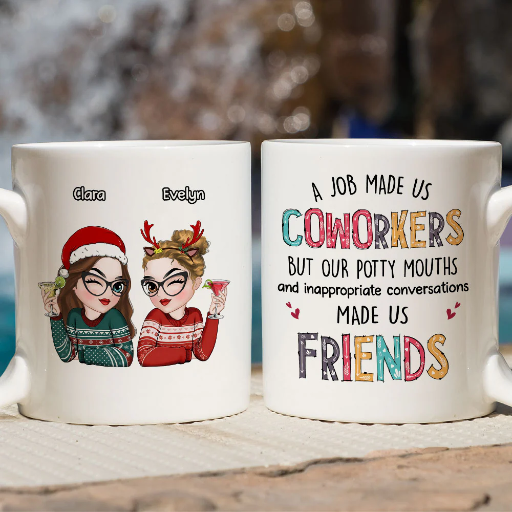 What Made Us Friends - Personalized Custom Coffee Mug - Image 3