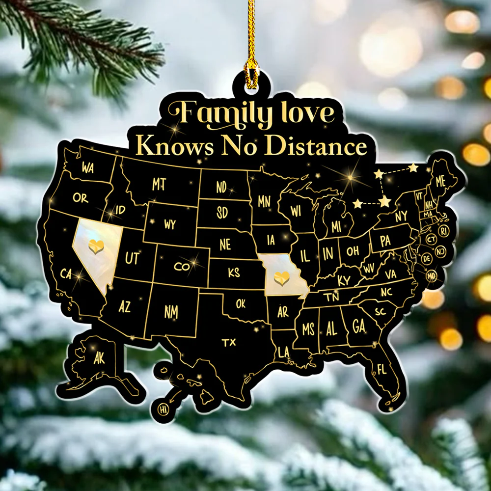 When Family Is Forever - Personalized Custom Acrylic Ornament - Image 3
