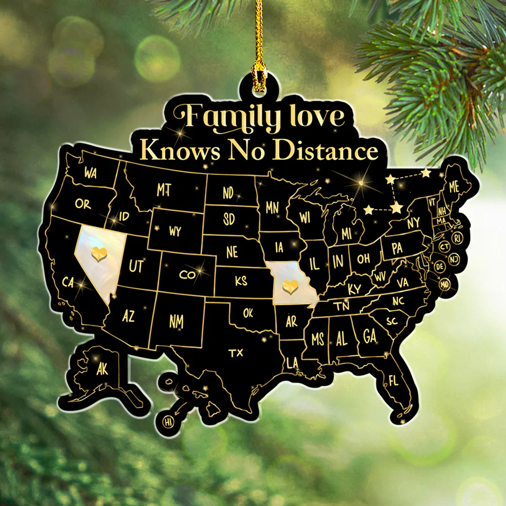 When Family Is Forever - Personalized Custom Acrylic Ornament - Image 4