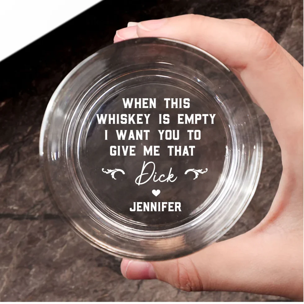 When This Shot Of Whiskey Is Empty - Personalized Custom Engraved Whiskey Glass - Image 6