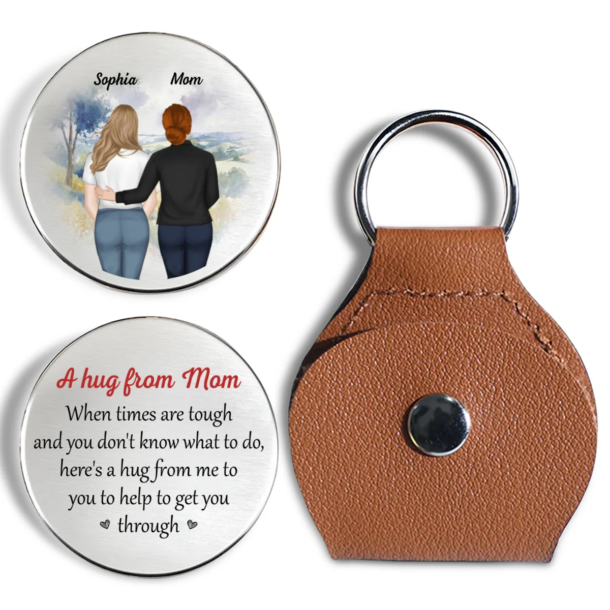 When Times Are Tough - Personalized Custom Pocket Hug - Image 7