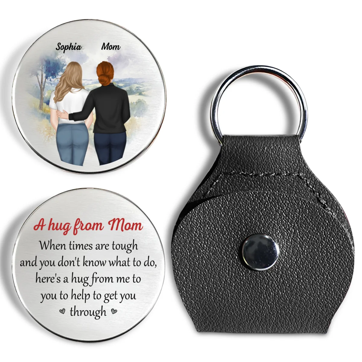 When Times Are Tough - Personalized Custom Pocket Hug - Image 8