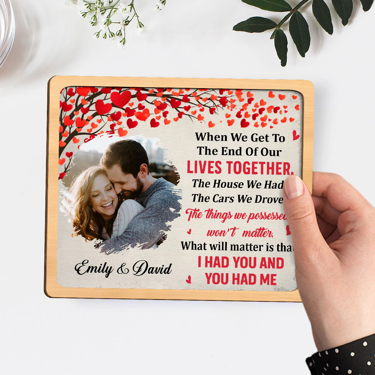 When We Get - Personalized Wooden Plaque - Image 2