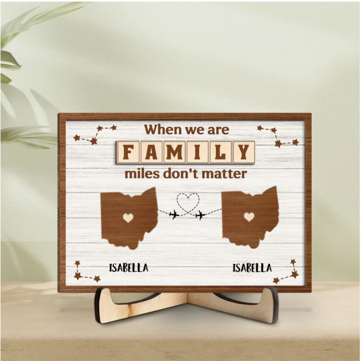 When You Are Family - Personalized Custom Wooden Plaque - Image 6