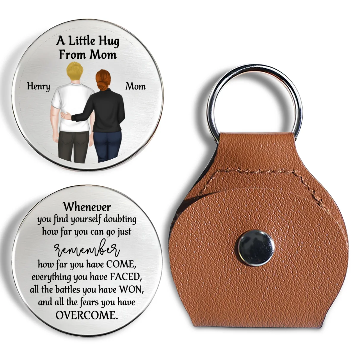 Whenever You Find Yourself Doubting - Personalized Custom Pocket Hug - Image 6