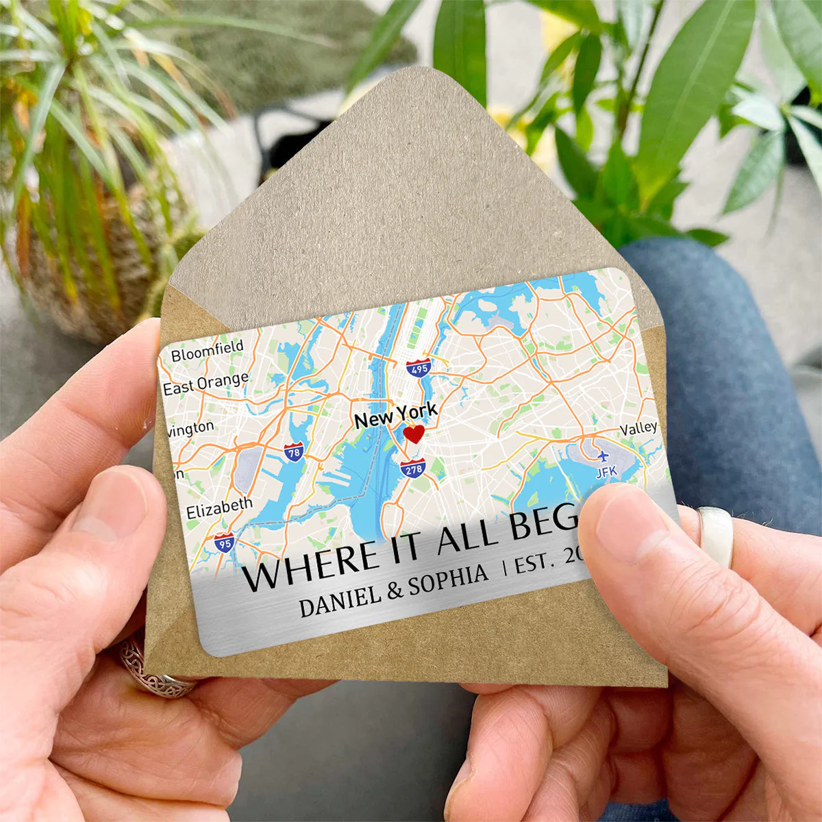 Where It All Began - Personalized Custom Wallet Card - Image 4
