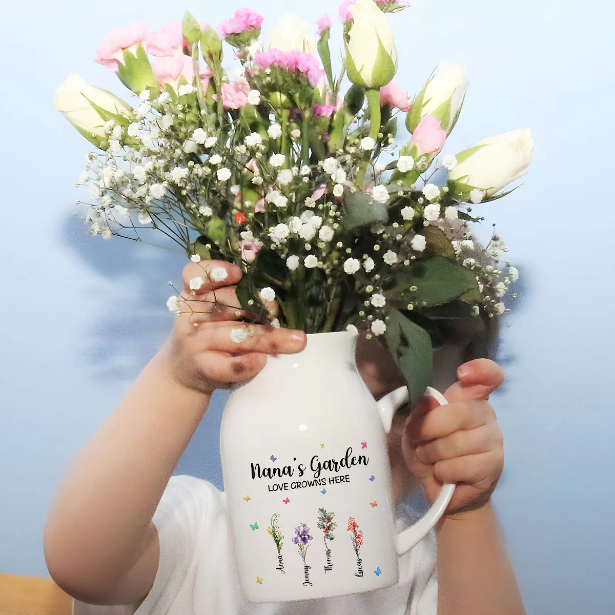 Where Love Grows - Personalized Custom Home Decor Flower Vase - Image 4
