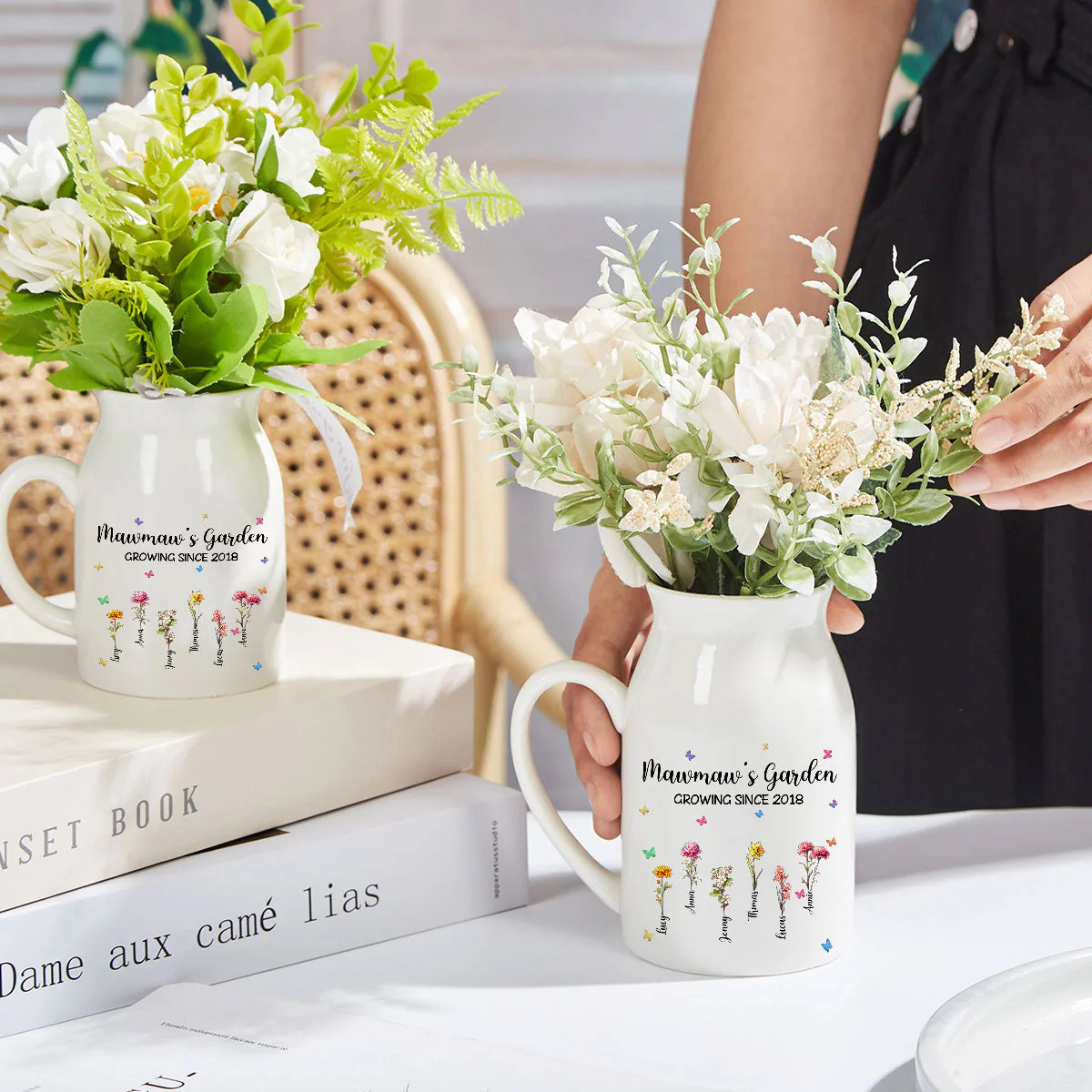 Where Love Grows - Personalized Custom Home Decor Flower Vase - Image 5
