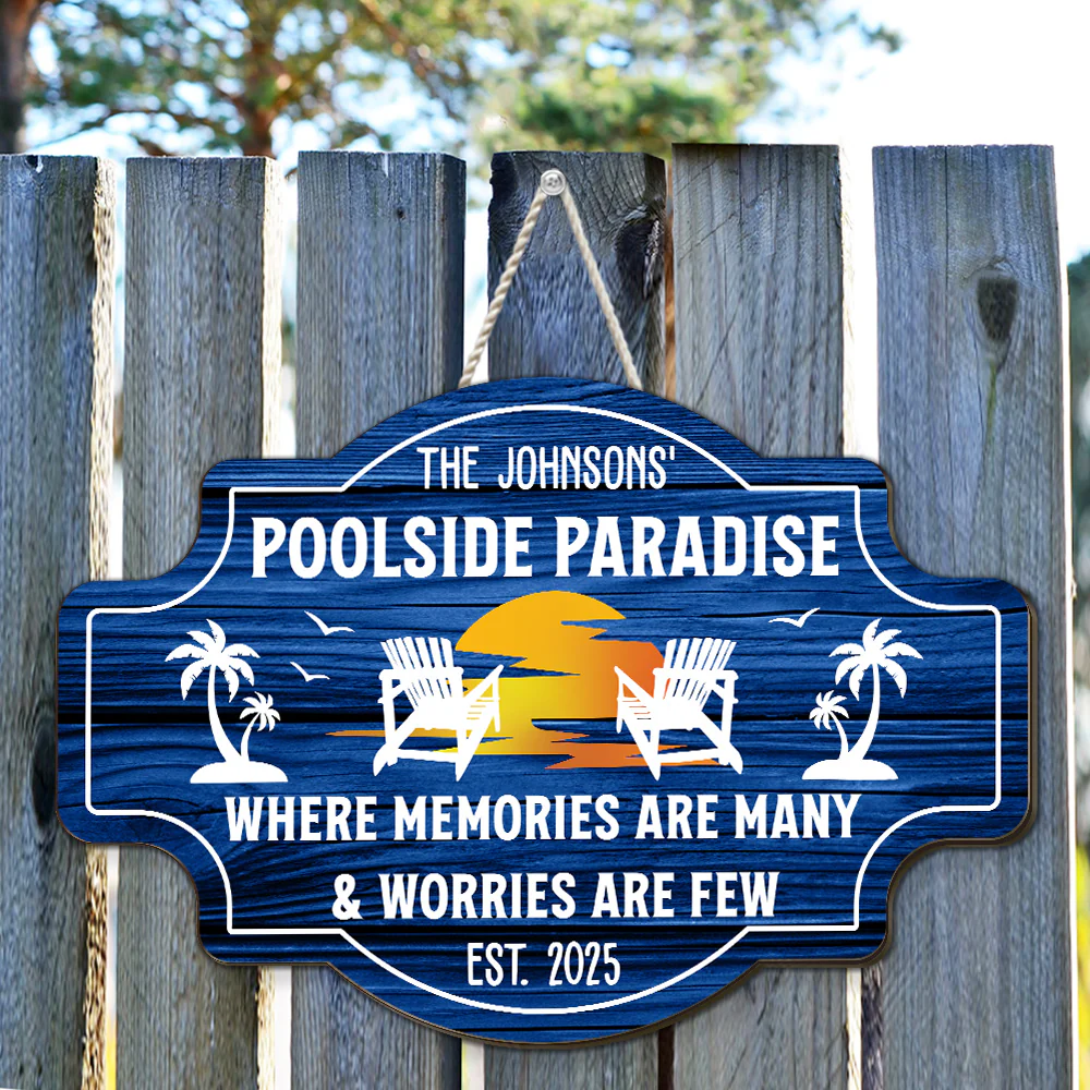 Where Memories Are Many - Personalized Custom Wood Sign - Image 5