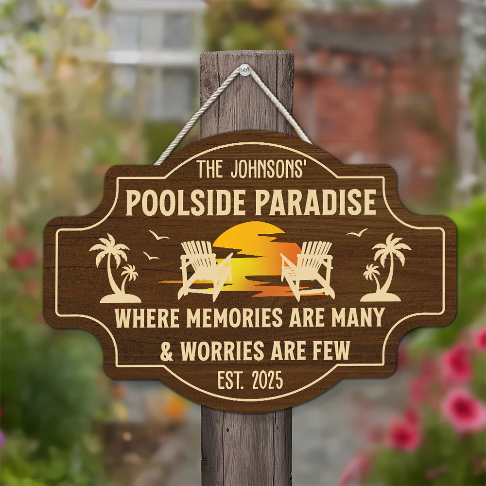 Where Memories Are Many - Personalized Custom Wood Sign - Image 6