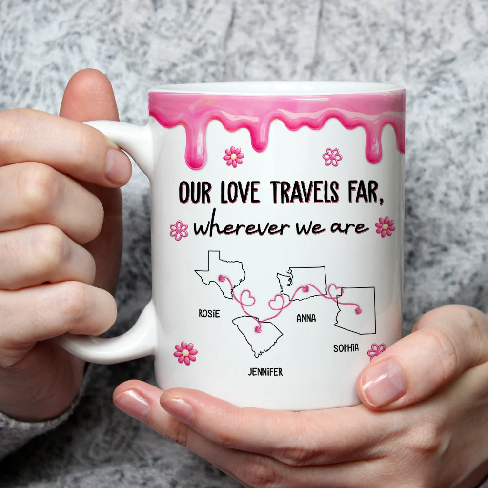 Wherever We Are - Personalized Custom Coffee Mug - Image 3