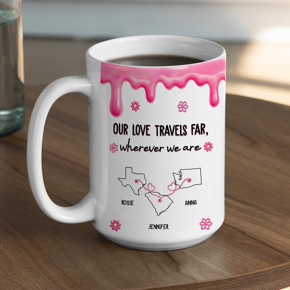 Wherever We Are - Personalized Custom Coffee Mug - Image 5