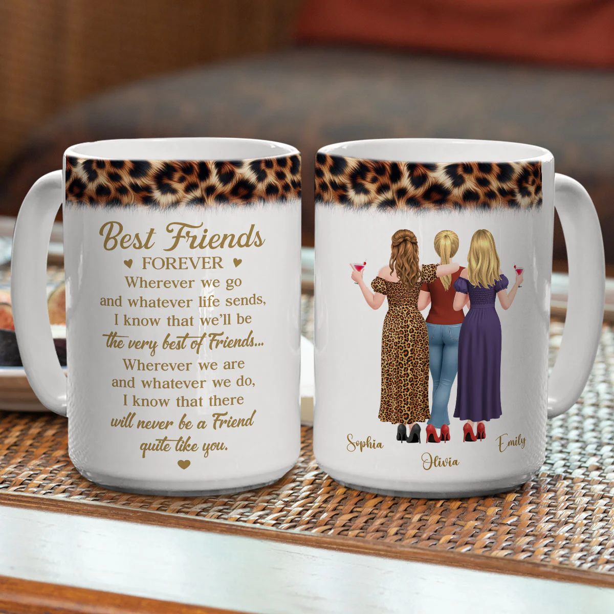 Wherever We Go - Personalized Custom Coffee Mug - Image 2