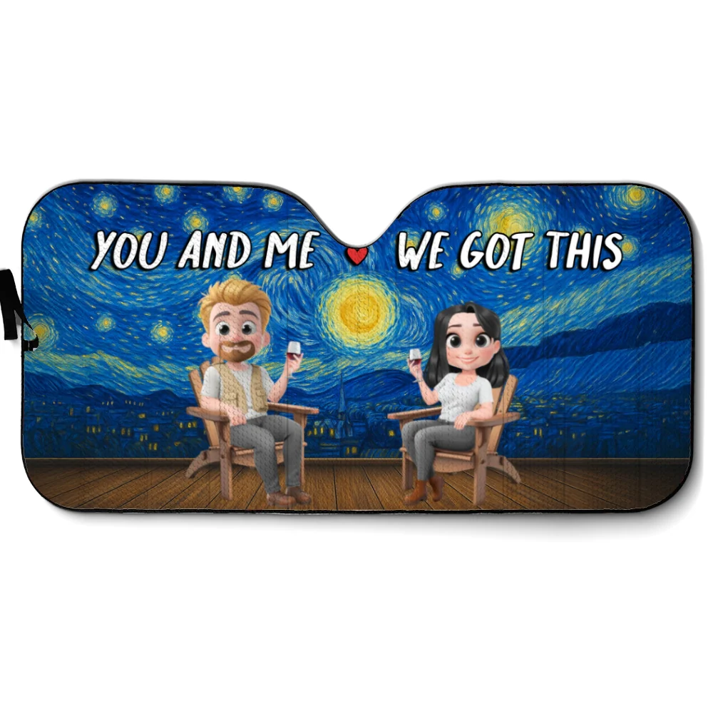 Whimsical Sky - Personalized Custom Car Sunshade - Image 7