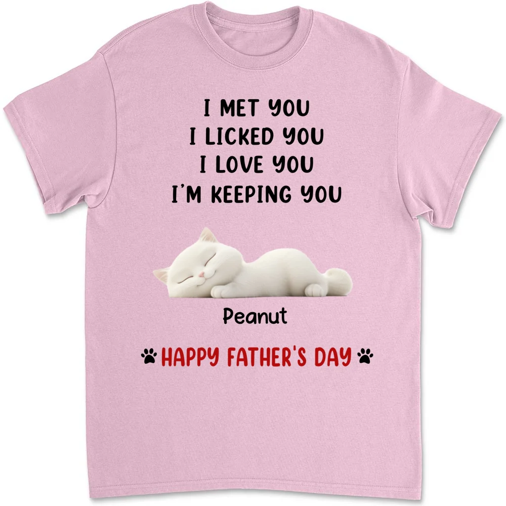 White Ver We Licked And Love You Ver Cat - Personalized Custom Shirt - Image 11