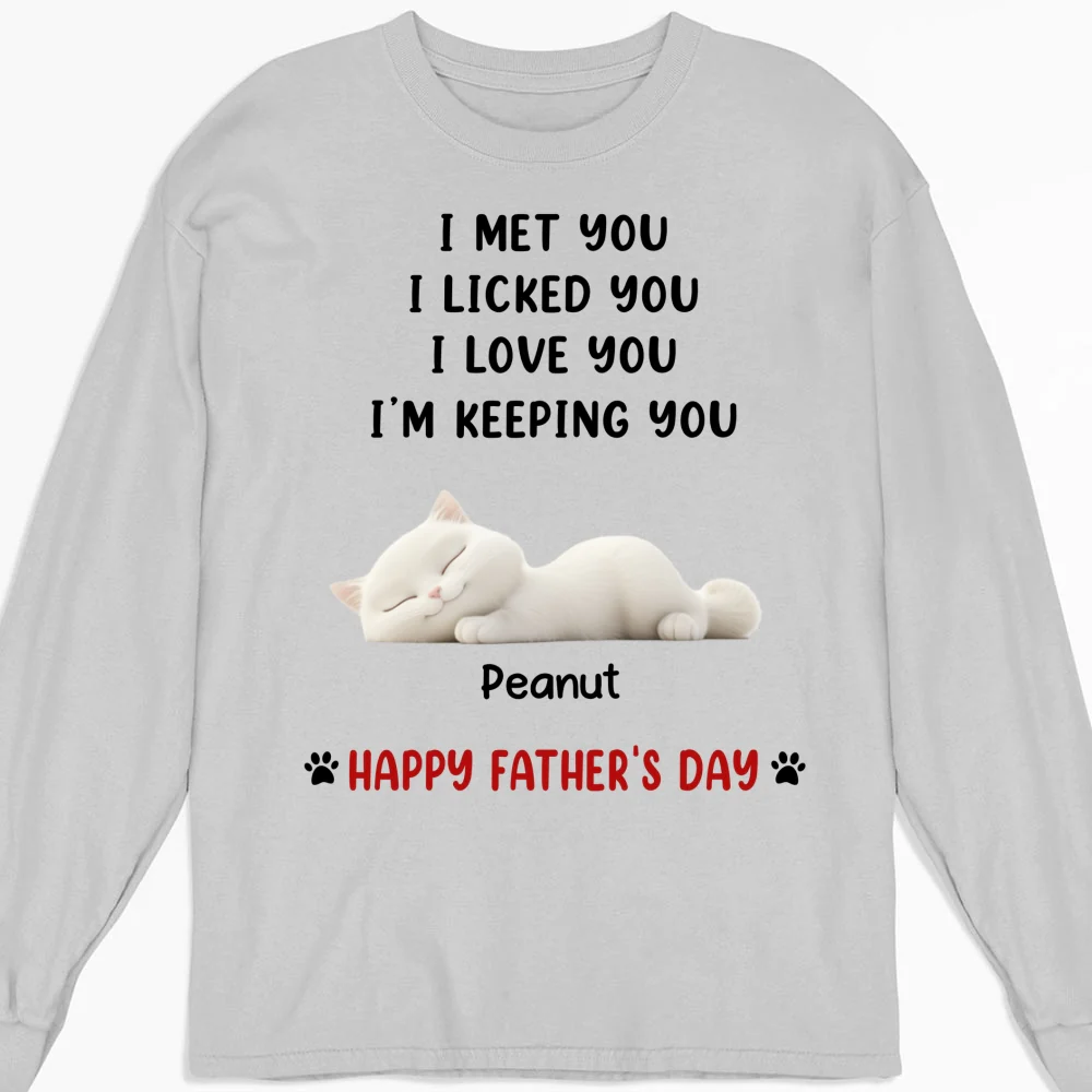 White Ver We Licked And Love You Ver Cat - Personalized Custom Shirt - Image 13