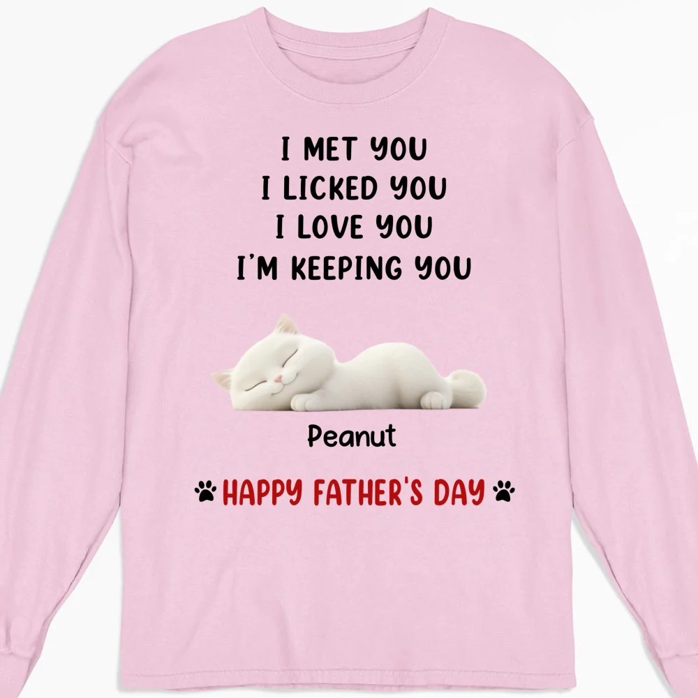 White Ver We Licked And Love You Ver Cat - Personalized Custom Shirt - Image 14