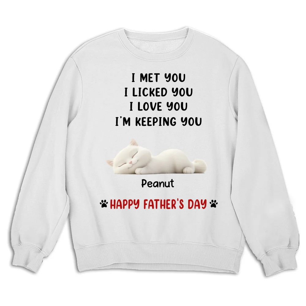 White Ver We Licked And Love You Ver Cat - Personalized Custom Shirt - Image 15