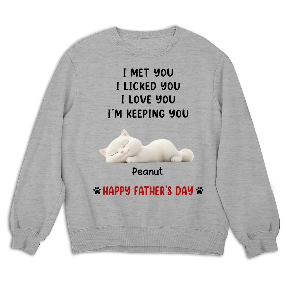 White Ver We Licked And Love You Ver Cat - Personalized Custom Shirt - Image 16