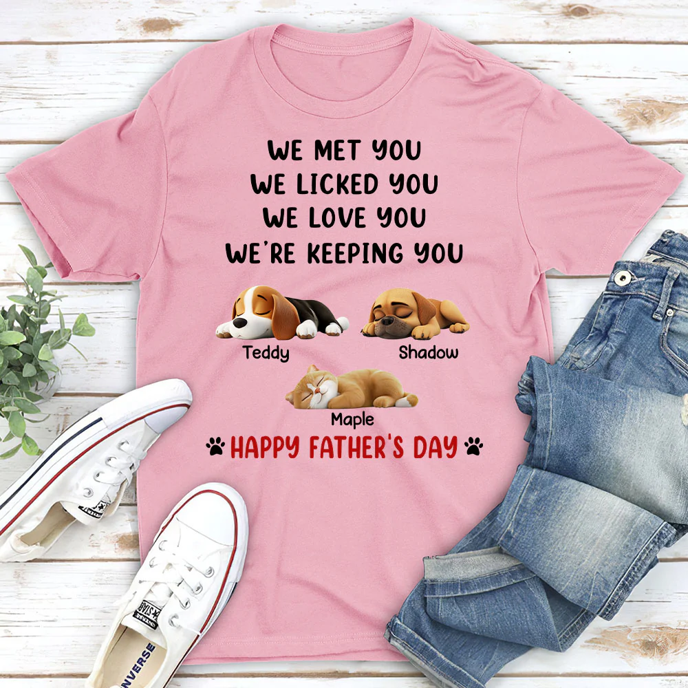 White Ver We Licked And Love You Ver Pet - Personalized Custom Shirt - Image 3