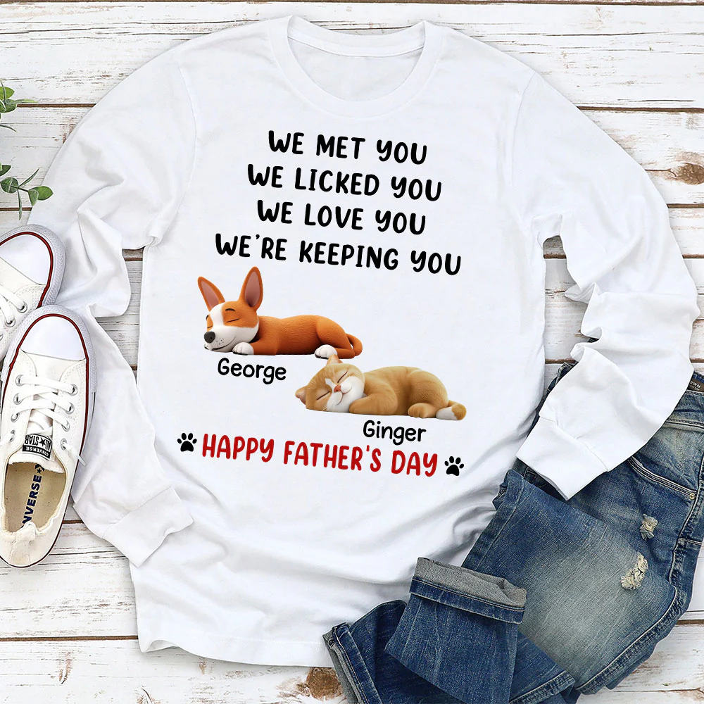 White Ver We Licked And Love You Ver Pet - Personalized Custom Shirt - Image 4