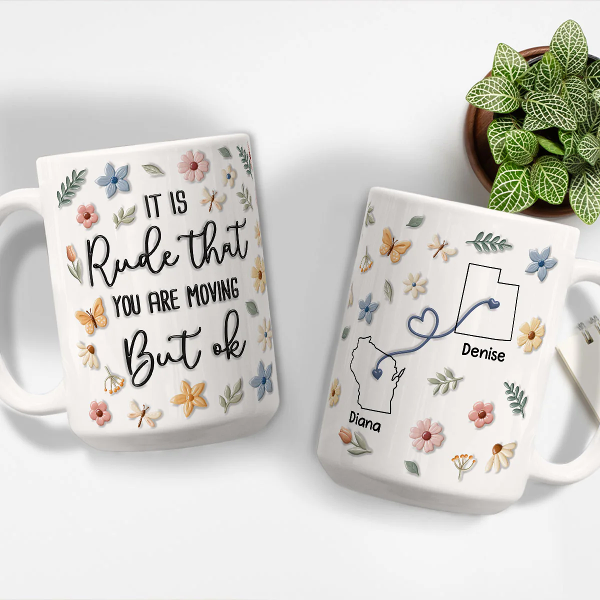 Who Allowed You To Move - Personalized Custom 3D Inflated Effect Mug - Image 4