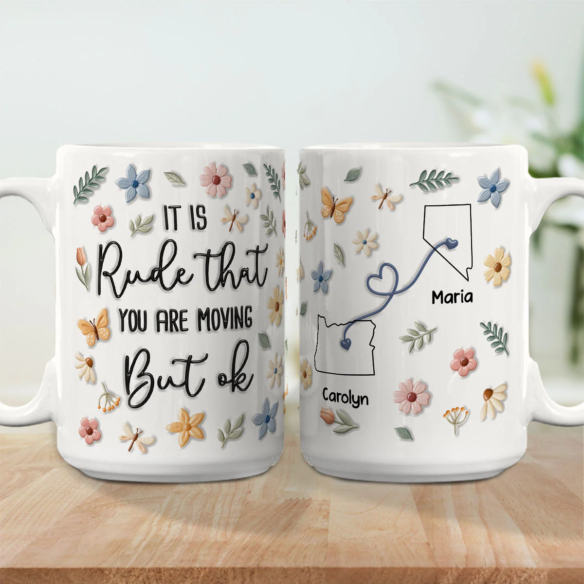 Who Allowed You To Move - Personalized Custom 3D Inflated Effect Mug - Image 5