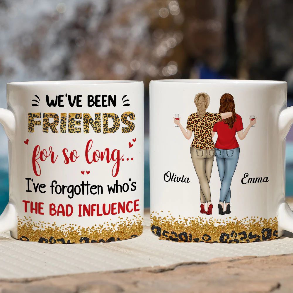 Who Is The Bad Influence Now - Personalized Custom Coffee Mug - Image 3