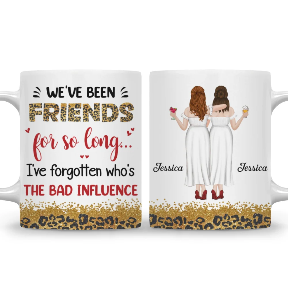 Who Is The Bad Influence Now - Personalized Custom Coffee Mug - Image 7