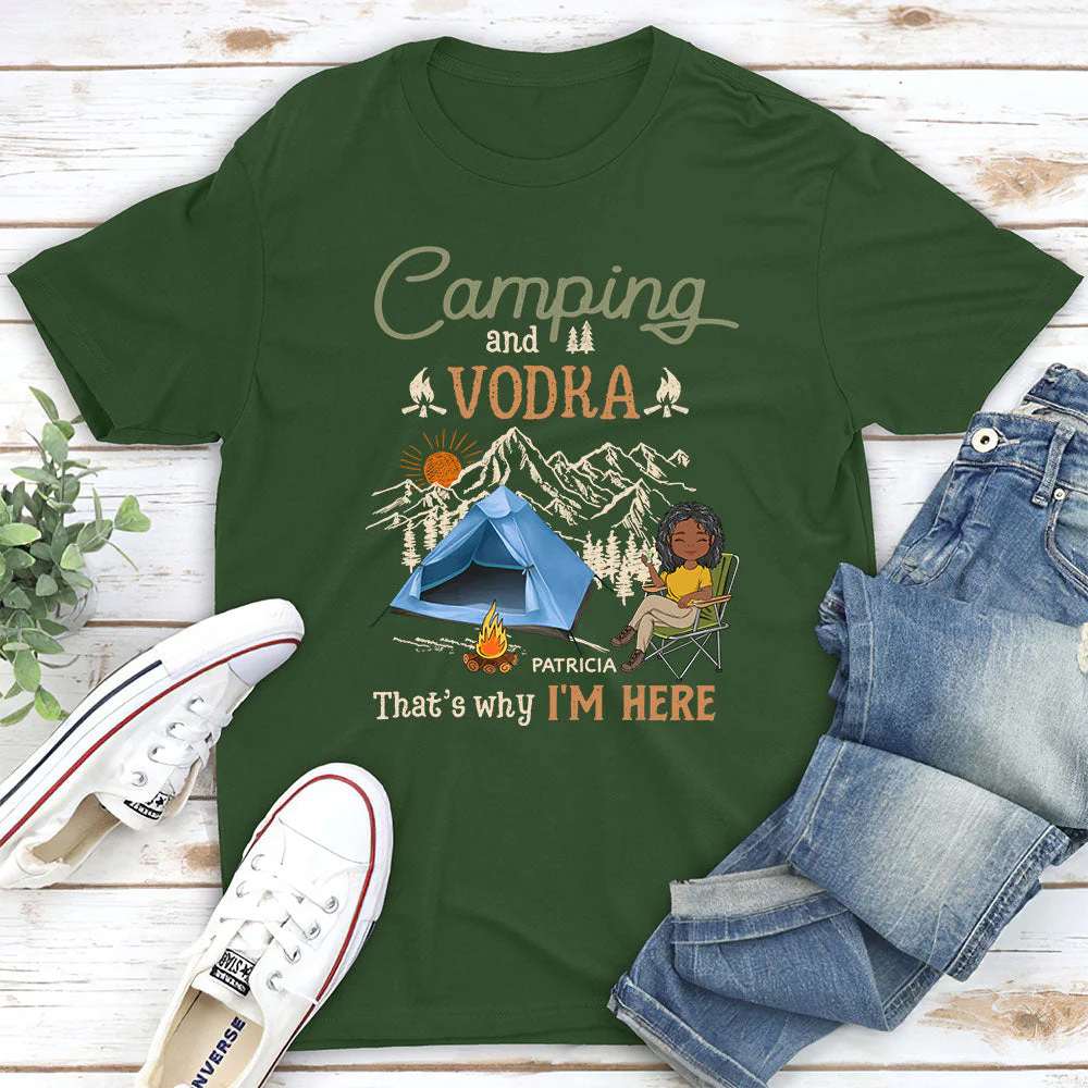 Why Im Here - Personalized Custom Unisex T-shirt - Image 5
