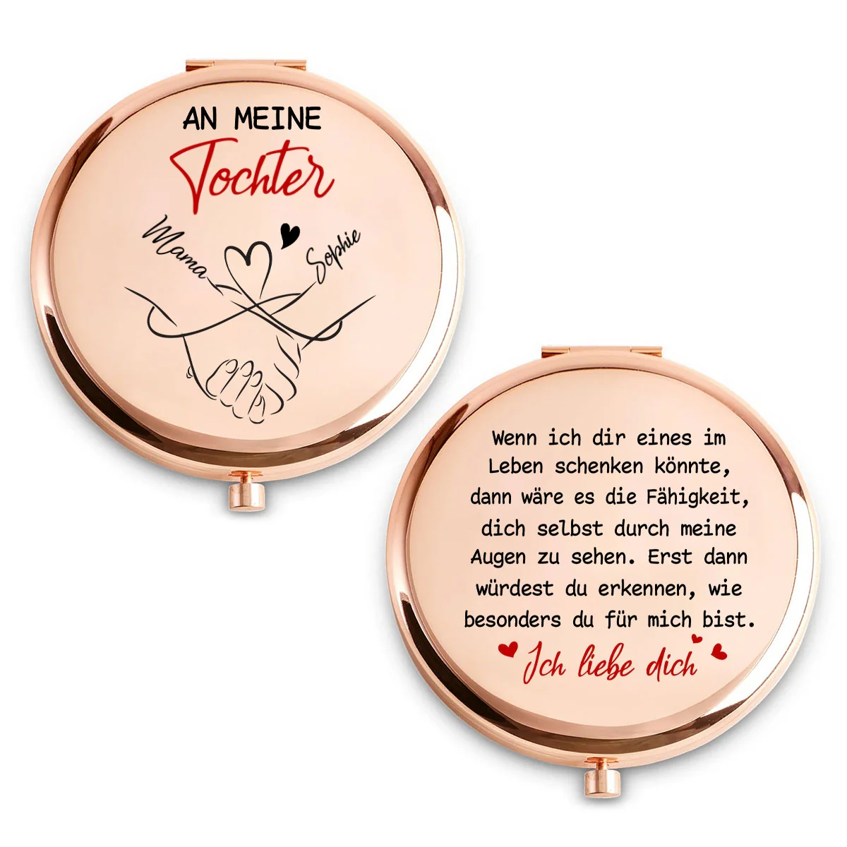 Wie Besonders Du Für Mich Bist - Individueller Taschenspiegel Mit Gravu - Image 6