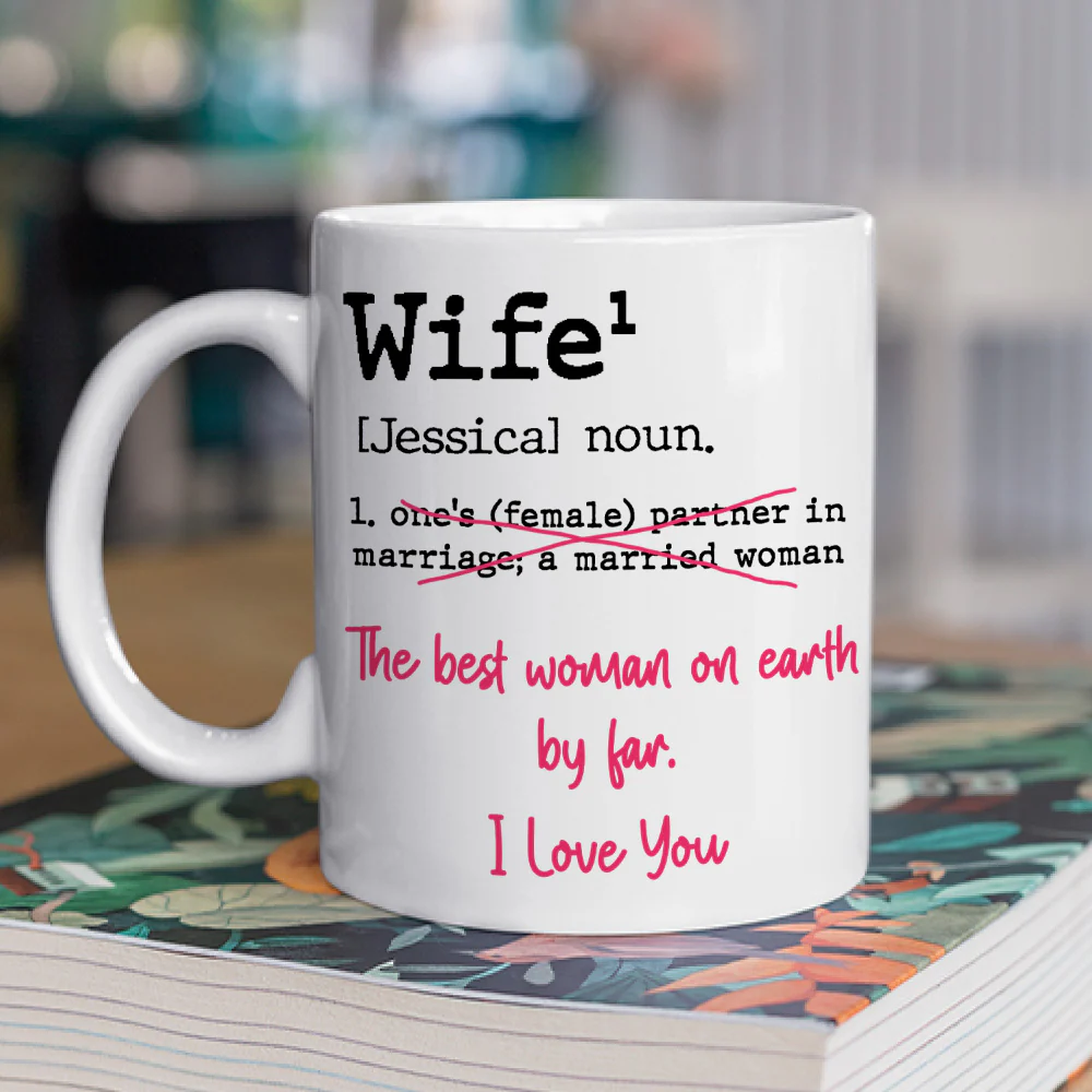 Wife Definition - Personalized Custom Coffee Mug - Image 2
