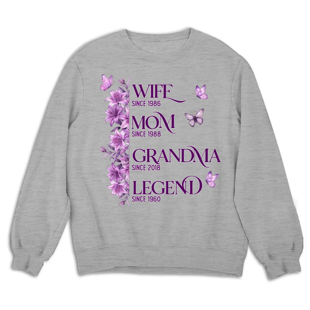 Wife Mom Grandma Legend - Personalized Custom Shirt - Image 10