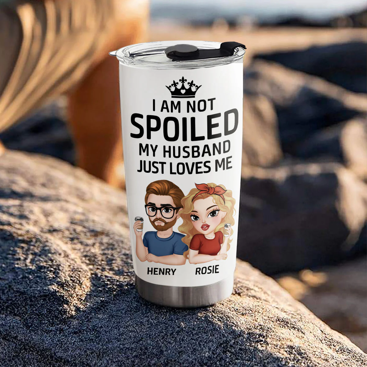 Wife Nutrition Facts - Personalized Custom Tumbler - Image 4