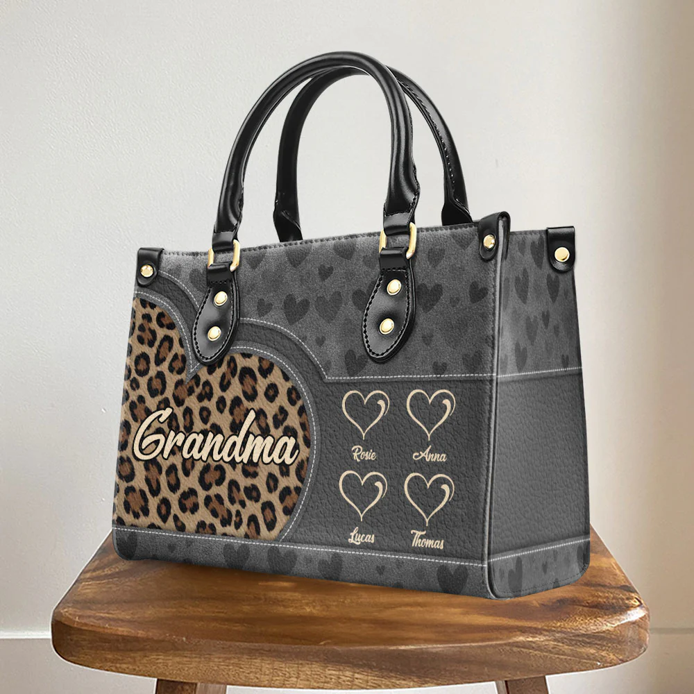 Wild At Heart Names - Personalized Custom Leather Bag - Image 5