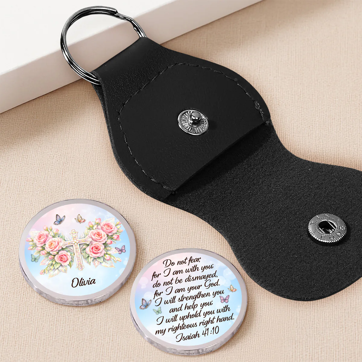 Will Uphold You With My Hand - Personalized Custom Pocket Hug - Image 2