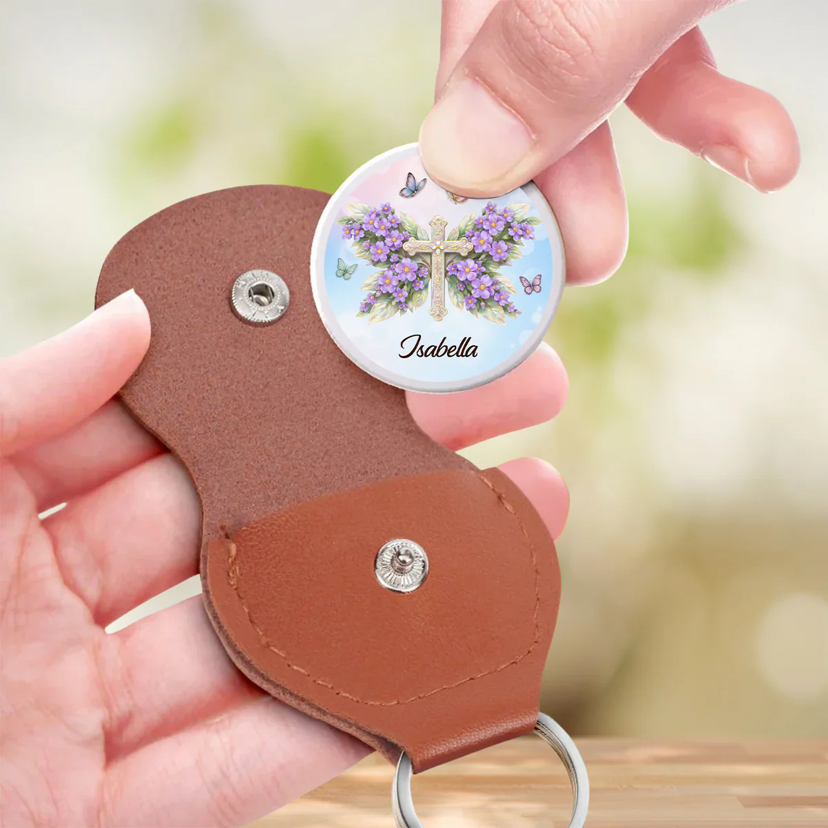 Will Uphold You With My Hand - Personalized Custom Pocket Hug - Image 3