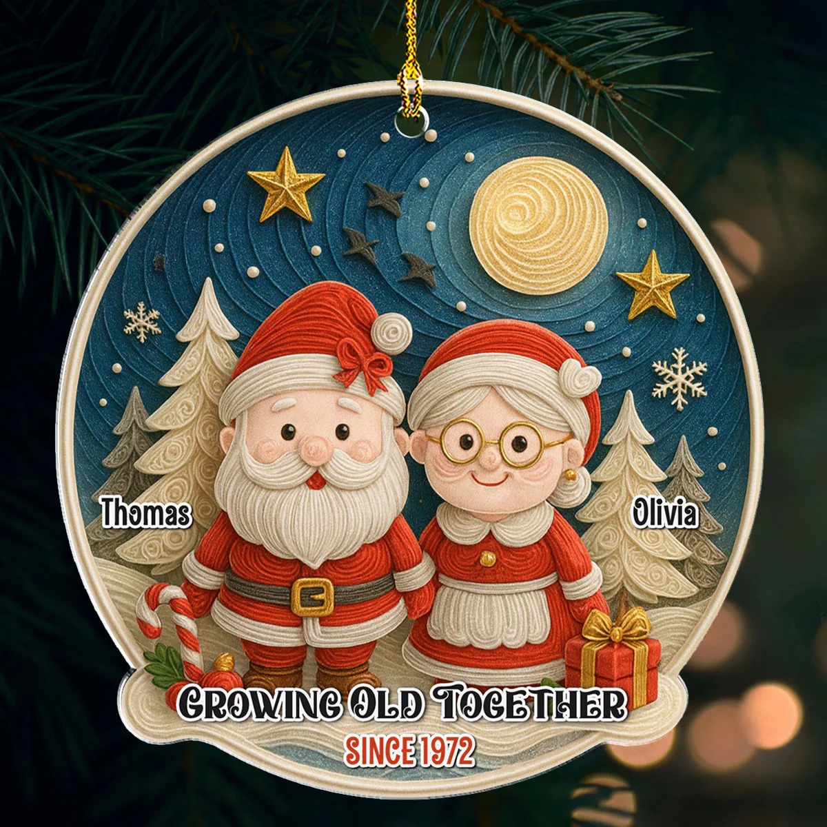 Winter Wonderland 2025 - Personalized Custom Acrylic Ornament - Image 5
