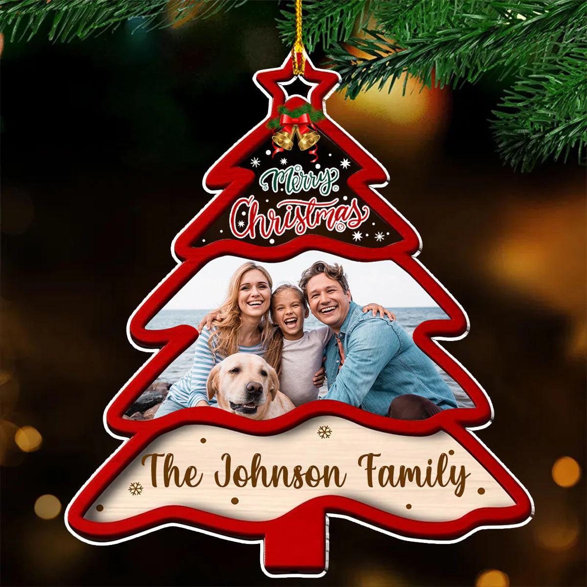 Winter Wonderland - Personalized Custom Acrylic Ornament - Image 2