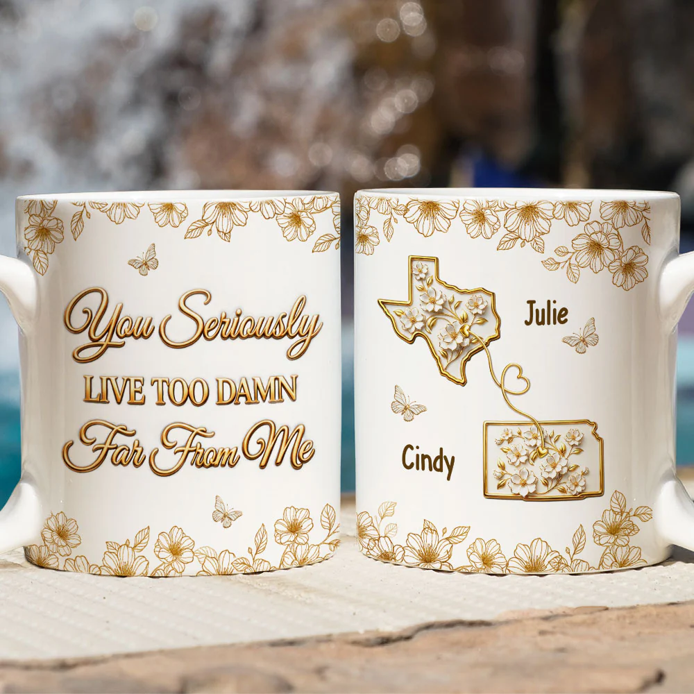 Wish You Closer - Personalized Custom 3D Inflated Effect Mug - Image 2