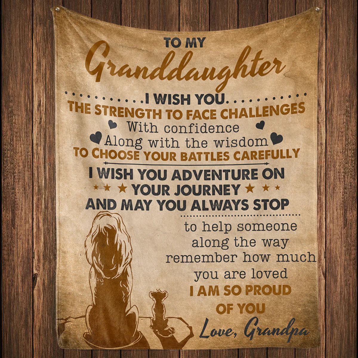 Wish You The Strength - Personalized Custom Fleece Blanket - Image 3
