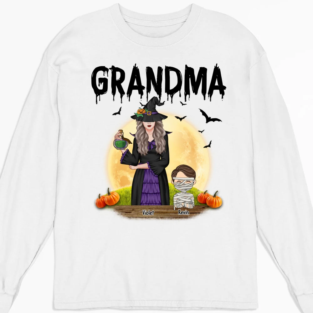 Witch Grandma - Personalized Custom Shirt - Image 10