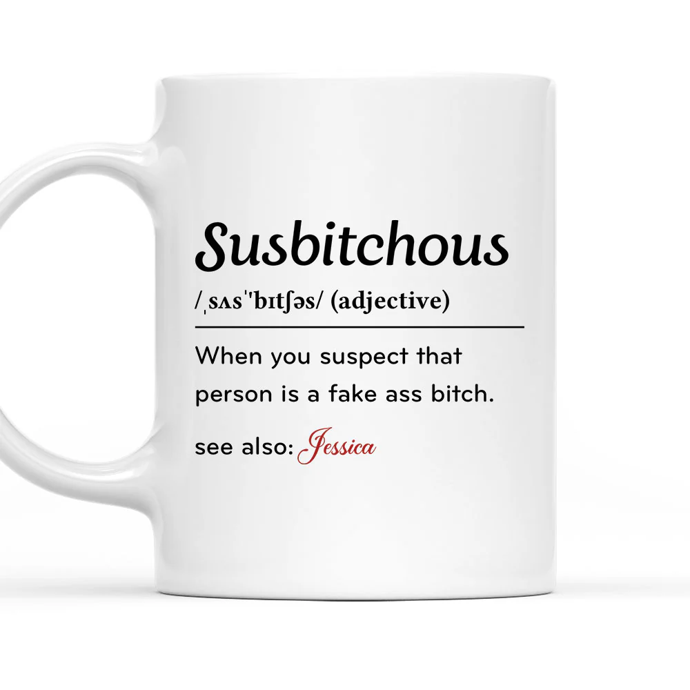Word Of The Day - Personalized Custom Coffee Mug